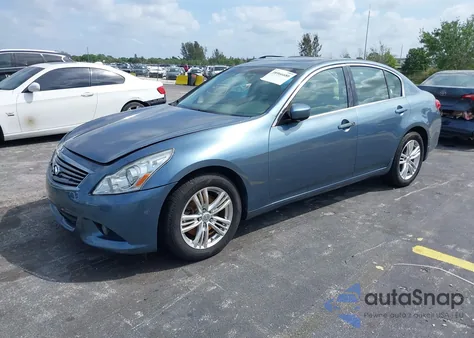 2010 Infiniti G37X z USA, uszkodzony, nr VIN JN1CV6AR8AM455061